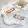 Hair Accessories Acetic Plate Wave Dot Square Drop Shape Handmade Side Clip For Women