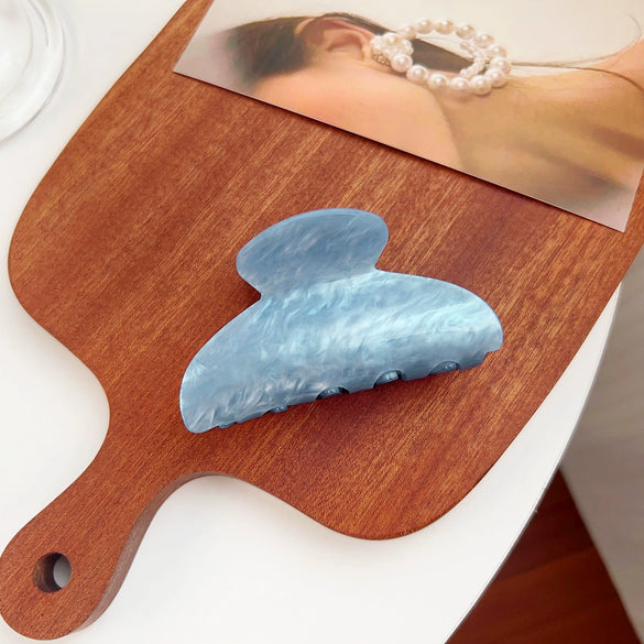 Hair Accessories Acrylic Geometric Handmade Shark Clip For Women
