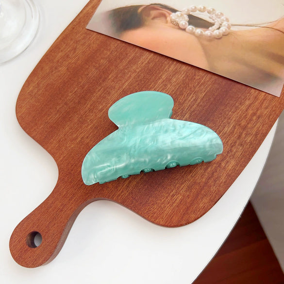 Hair Accessories Acrylic Geometric Handmade Shark Clip For Women