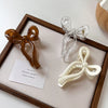 Hair Accessories Acrylic Geometric Stamping Bow Hair Grab Shark Clip For Women