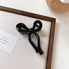 Hair Accessories Acrylic Geometric Stamping Bow Hair Grab Shark Clip For Women