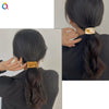 Hair Accessories Acrylic Handmade Geometric Leather Tendon Hair Rope Hair Ring For Women