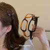 Hair Accessories Acrylic Retro Gradient Leopard Print Handmade Highend Style For Women