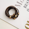 Hair Accessories Alloy Handmade Simple High Elasticity Round Love Square Head Rope