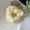 Hair Accessories Buersucker Fabric Handmade Solid Color High Elasticity
