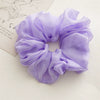 Hair Accessories Chiffon Handmade Solid Color High Elasticity Small And Fresh Hair Ring Hair Band