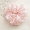Hair Accessories Chiffon Handmade Solid Color High Elasticity Small And Fresh Hair Ring Hair Band