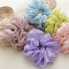 Hair Accessories Chiffon Handmade Solid Color High Elasticity Small And Fresh Hair Ring Hair Band