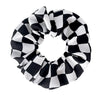Hair Accessories Cloth Chiffon Geometric Checkerboard Bow Loop Style