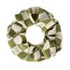 Hair Accessories Cloth Chiffon Geometric Checkerboard Bow Loop Style