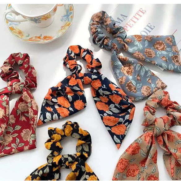 Hair Accessories Cloth Floral Handmade