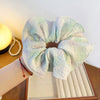 Hair Accessories Cloth Handmade Folded Large Intestinal Shape For Women