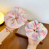 Hair Accessories Cloth Handmade Folded Large Intestinal Shape For Women