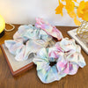 Hair Accessories Cloth Handmade Folded Large Intestinal Shape For Women