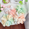 Hair Accessories Cloth Handmade Heart Sweet Geometric Hair Ring For Women