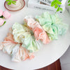 Hair Accessories Cloth Handmade Heart Sweet Geometric Hair Ring For Women