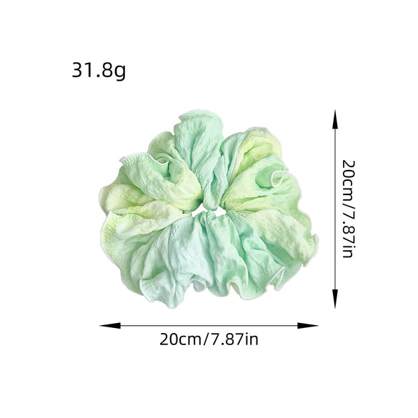 Hair Accessories Cloth Handmade Heart Sweet Geometric Hair Ring For Women