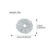 Hair Accessories Cloth Handmade Oversized Floral Hair Ring Pleated Lace Hair Rope Hair Strap