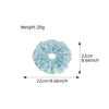 Hair Accessories Cloth Handmade Oversized Pleated Floral Hair Ring Hair Rope Hair Strap