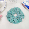 Hair Accessories Cloth Handmade Oversized Pleated Floral Hair Ring Hair Rope Hair Strap