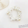 Hair Accessories Cloth Handmade Pearl Intestinal Ring Retro Elegant High Elasticity