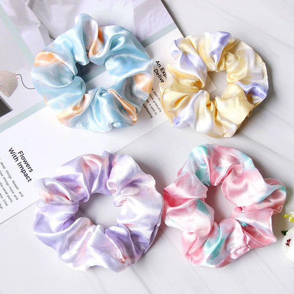 Hair Accessories Cloth Knitting Tiedye For Kids And Adults