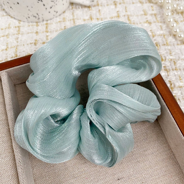 Hair Accessories Cloth Maillard Style Handmade High Elasticity Hair Ring Hair Rope Hair Strap For Women
