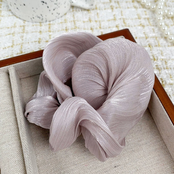 Hair Accessories Cloth Maillard Style Handmade High Elasticity Hair Ring Hair Rope Hair Strap For Women