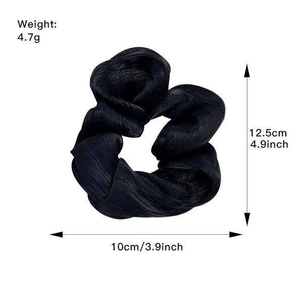 Hair Accessories Cloth Maillard Style Handmade High Elasticity Hair Ring Hair Rope Hair Strap For Women