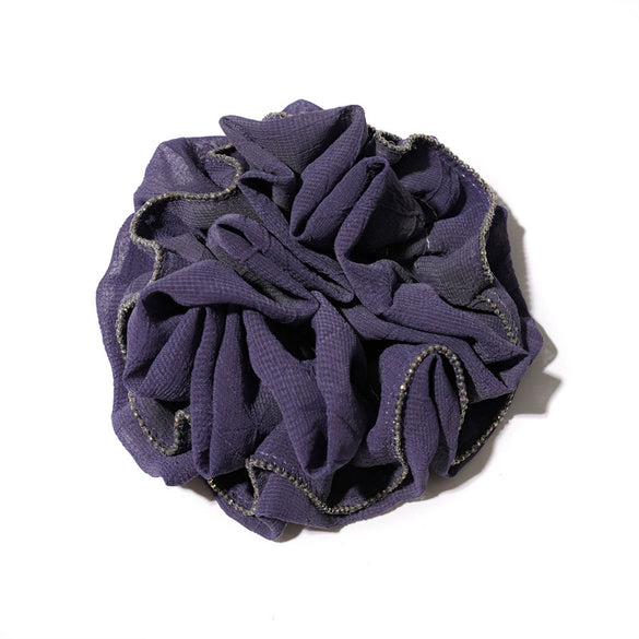 Hair Accessories Cloth Pleated Ruffled Lace High Elasticity Seiko Ponytail Hair Band Tie Rope Headdress