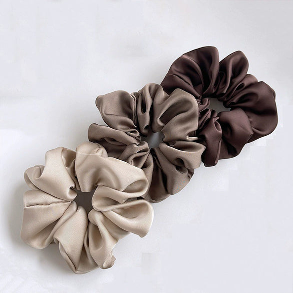 Hair Accessories Creamy Silk Satin Handmade Cartoon Style For Women