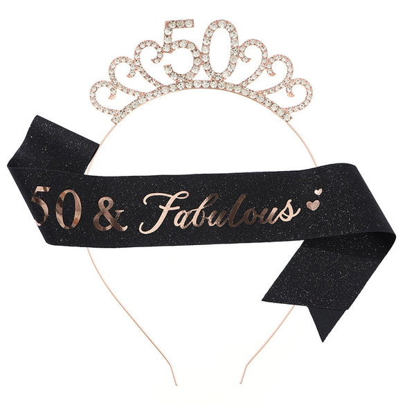 Hair Accessories Crystal Headband Metal Semimanual And Semimechanical Glitter Cloth Ribbon Belt