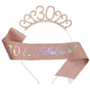 Hair Accessories Crystal Headband Metal Semimanual And Semimechanical Glitter Cloth Ribbon Belt