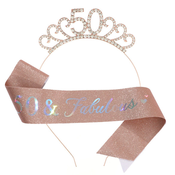 Hair Accessories Crystal Headband Metal Semimanual And Semimechanical Glitter Cloth Ribbon Belt