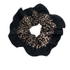 Hair Accessories Fabric Double Layer Leopard Handmade Sweet Style Hair Ring Hair Flower Hair Rope