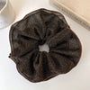 Hair Accessories Fabric Doublelayer Lace Knitting Geometric Hair Ring
