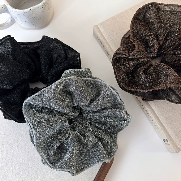 Hair Accessories Fabric Doublelayer Lace Knitting Geometric Hair Ring