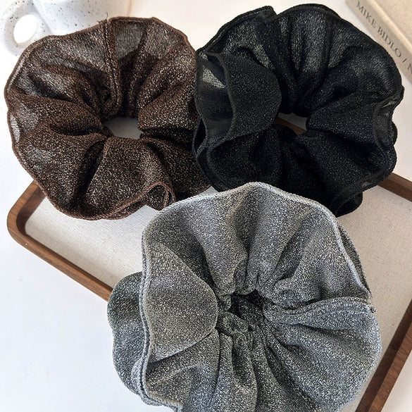 Hair Accessories Fabric Doublelayer Lace Knitting Geometric Hair Ring