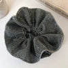 Hair Accessories Fabric Doublelayer Lace Knitting Geometric Hair Ring