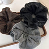 Hair Accessories Fabric Doublelayer Lace Knitting Geometric Hair Ring