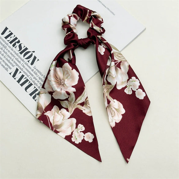 Hair Accessories Fabric Handmade Big Peony Flower Triangle High Elasticity