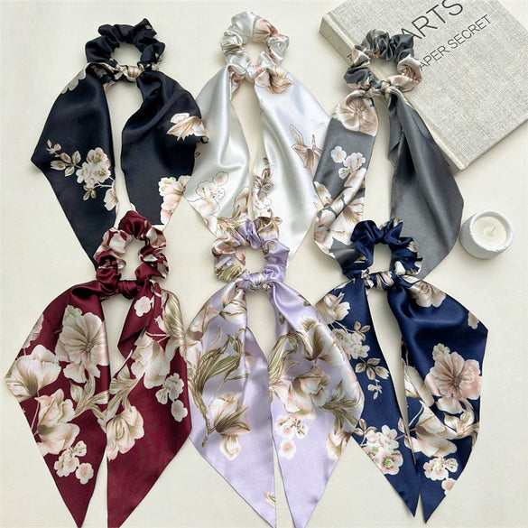 Hair Accessories Fabric Handmade Big Peony Flower Triangle High Elasticity