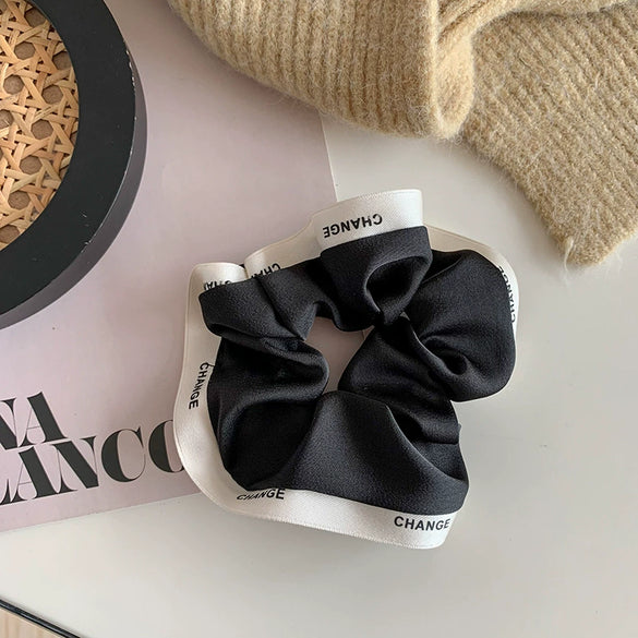 Hair Accessories Fabric Handmade High Elastic Geometric Hair Rope And Hair Ring