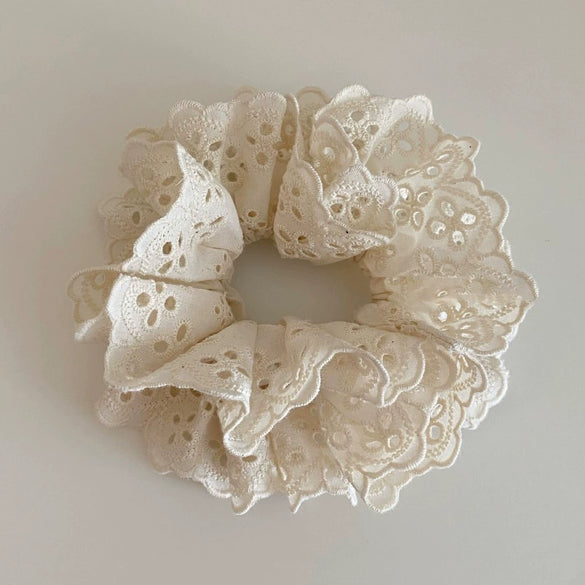 Hair Accessories Fabric Handmade High Elasticity Plants Flowers Style For Women