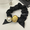 Hair Accessories Fabric Handmade Ribbon Bow Pearl Style