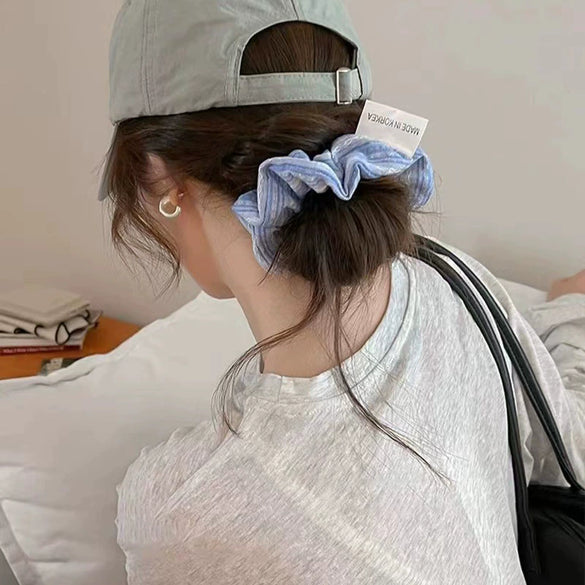 Hair Accessories Fabric Handmade Striped Hair Ring Hair Rope