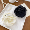 Hair Accessories Fabric Heart Handmade Lovely Flower Hairpin For Girls