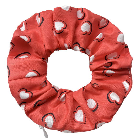 Hair Accessories Fabric Knitted Love Lip Pattern Intestine Hair Ring