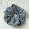 Hair Accessories Fabric Plaid Handmade High Elasticity Little Fresh Women's Hair Ring Head Rope