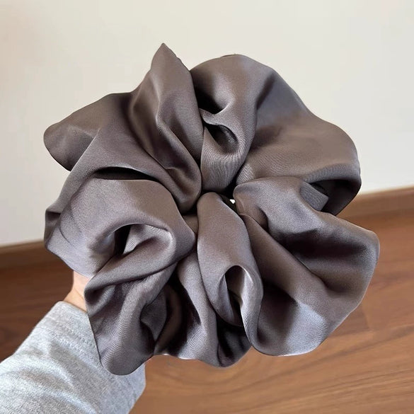 Hair Accessories Fabric Solid Color Handmade High Elastic Hair Ring